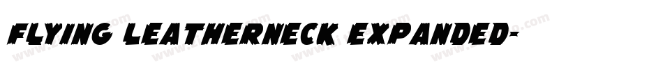 Flying Leatherneck Expanded字体转换